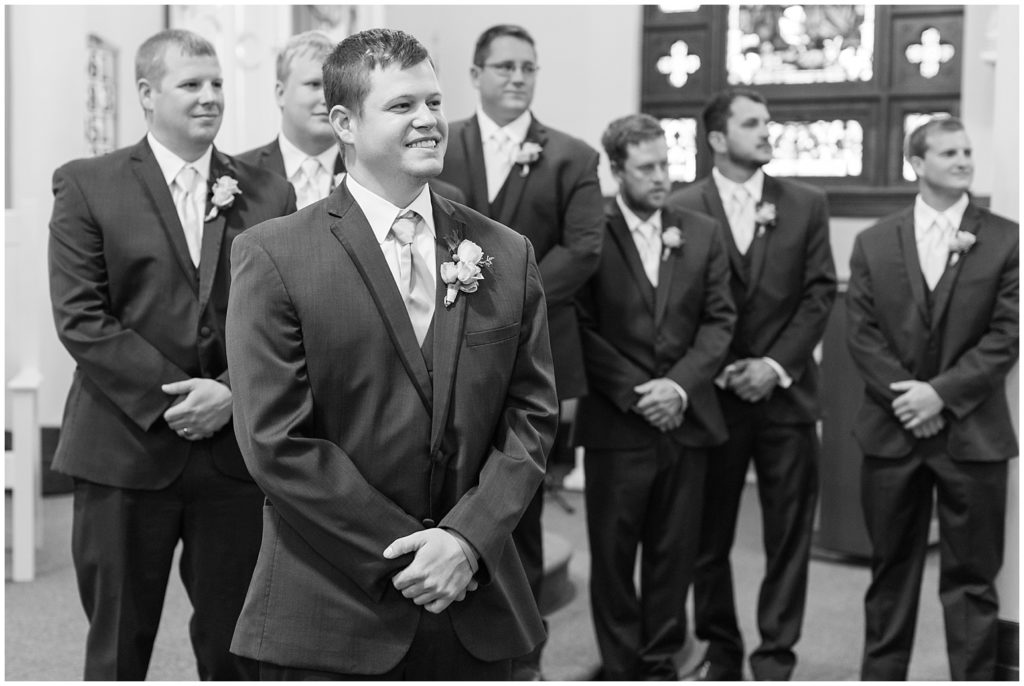 Catholic Wedding Ceremony Photography | Marcus Community Center Wedding near Sioux City, Iowa by Jessica Brees Photography