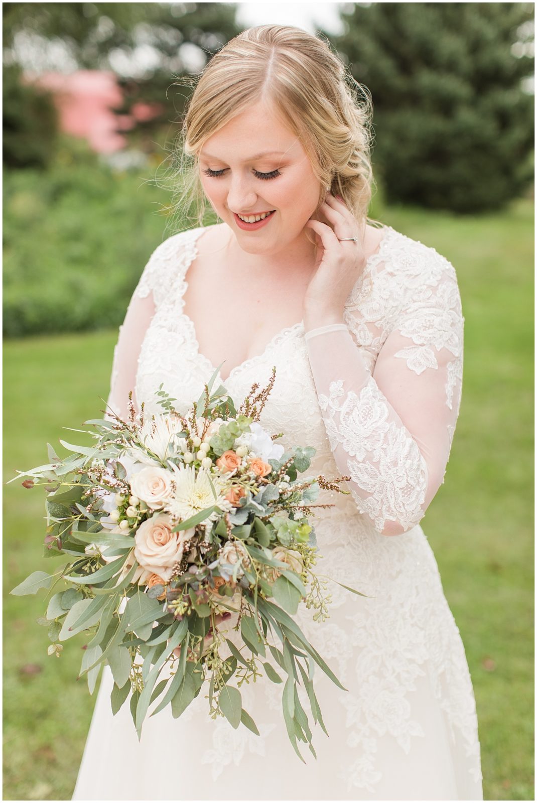 Bride Getting Ready | Wedding in Cherokee, Iowa shot by Jessica Brees Photography