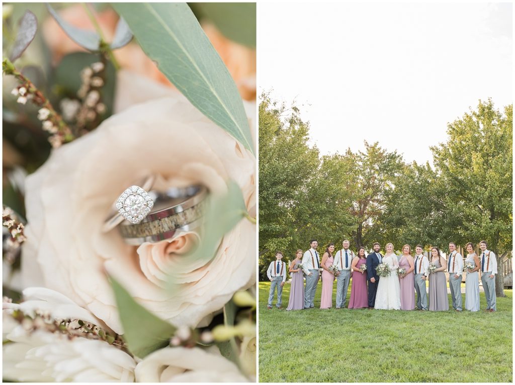 Bridal Party Portraits | Wedding in Cherokee, Iowa shot by Jessica Brees Photography