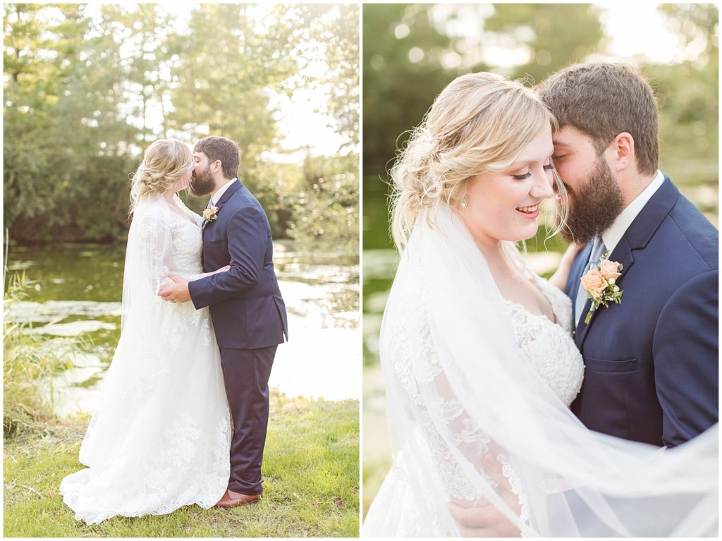 Bride and Groom Portraits | Wedding in Cherokee, Iowa shot by Jessica Brees Photography