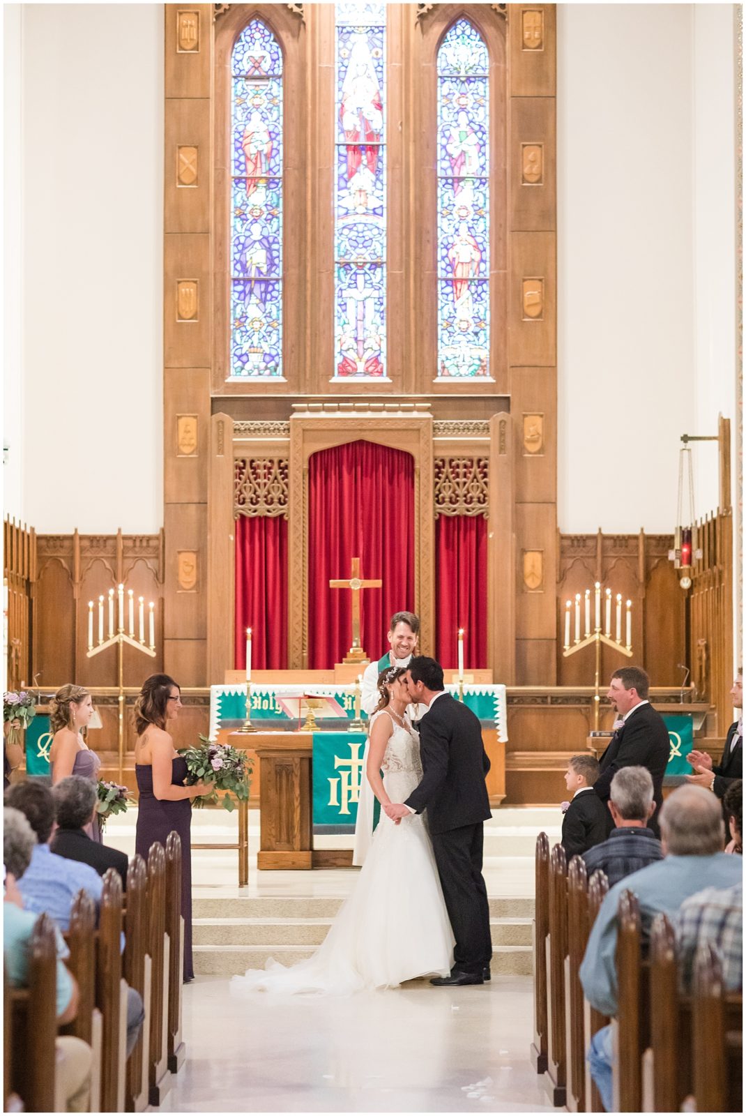 Ceremony | Wedding in Orange City, Iowa shot by Jessica Brees Photo & Video