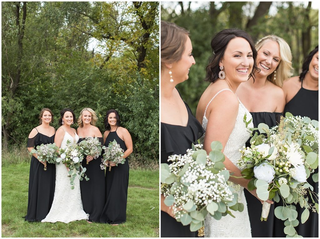Bridal Party Portraits | Wedding in LeMars, Iowa shot by Jessica Brees Photography | LeMars Wedding Photographer