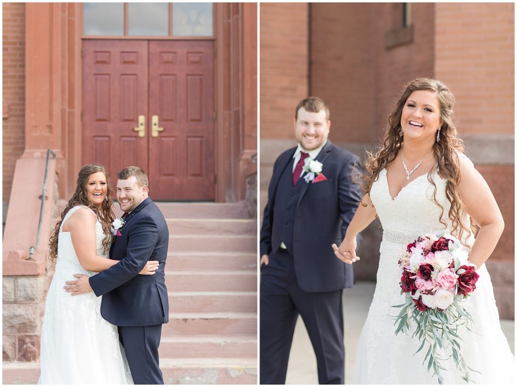 Bride and Groom Portraits | Wedding in Remsen, Iowa shot by Jessica Brees Photography | Remsen Wedding Photographer
