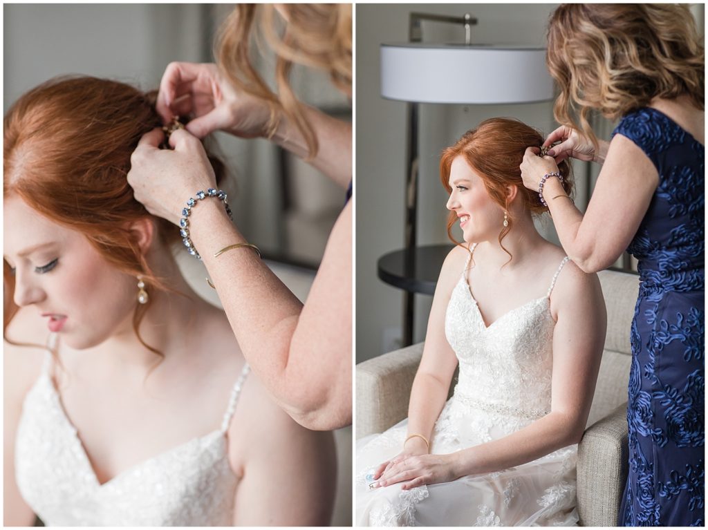 Bride Getting Ready | Wedding in Sioux City, Iowa shot by Jessica Brees Photography | Sioux City Wedding Photographer