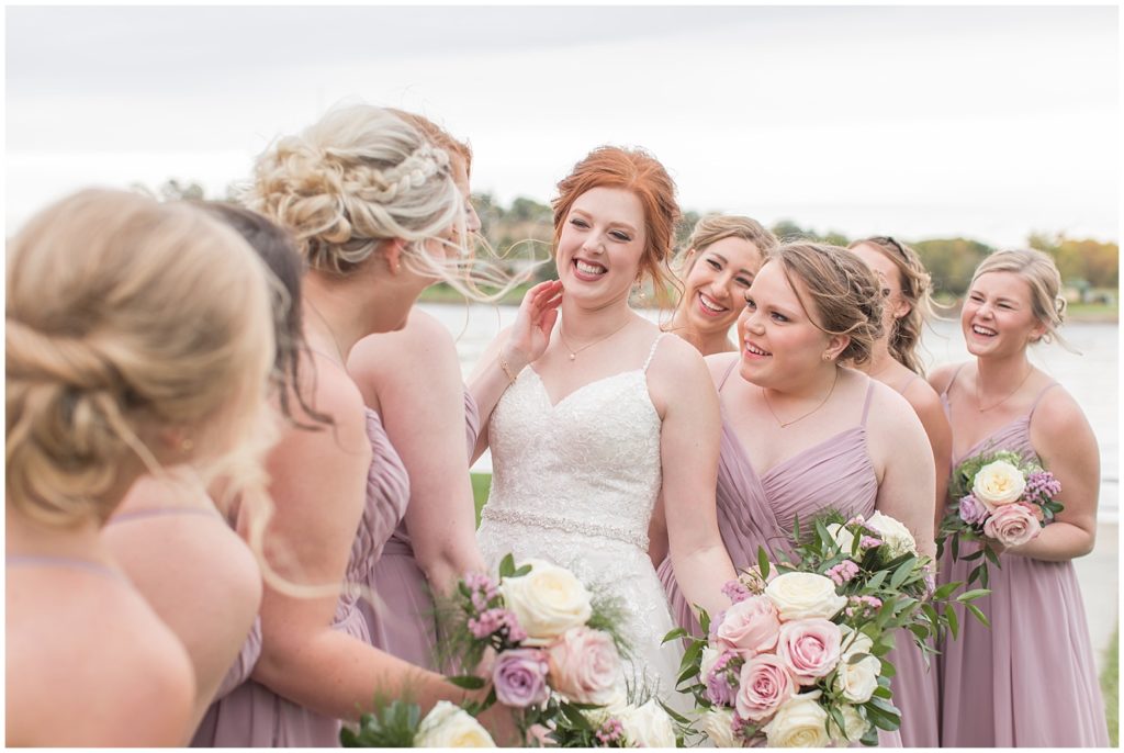 Bridal Party Portraits | Wedding in Sioux City, Iowa shot by Jessica Brees Photography | Sioux City Wedding Photographer