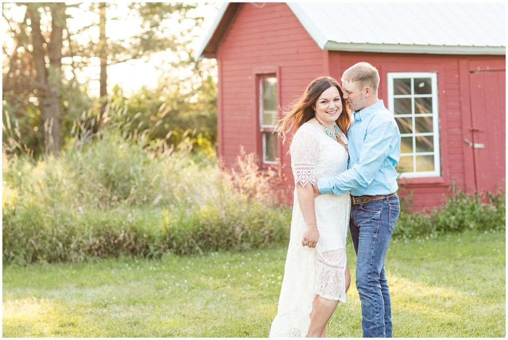 Engagement photos near Cherokee, Iowa shot by Jessica Brees, Sioux City Iowa photographer and videographer
