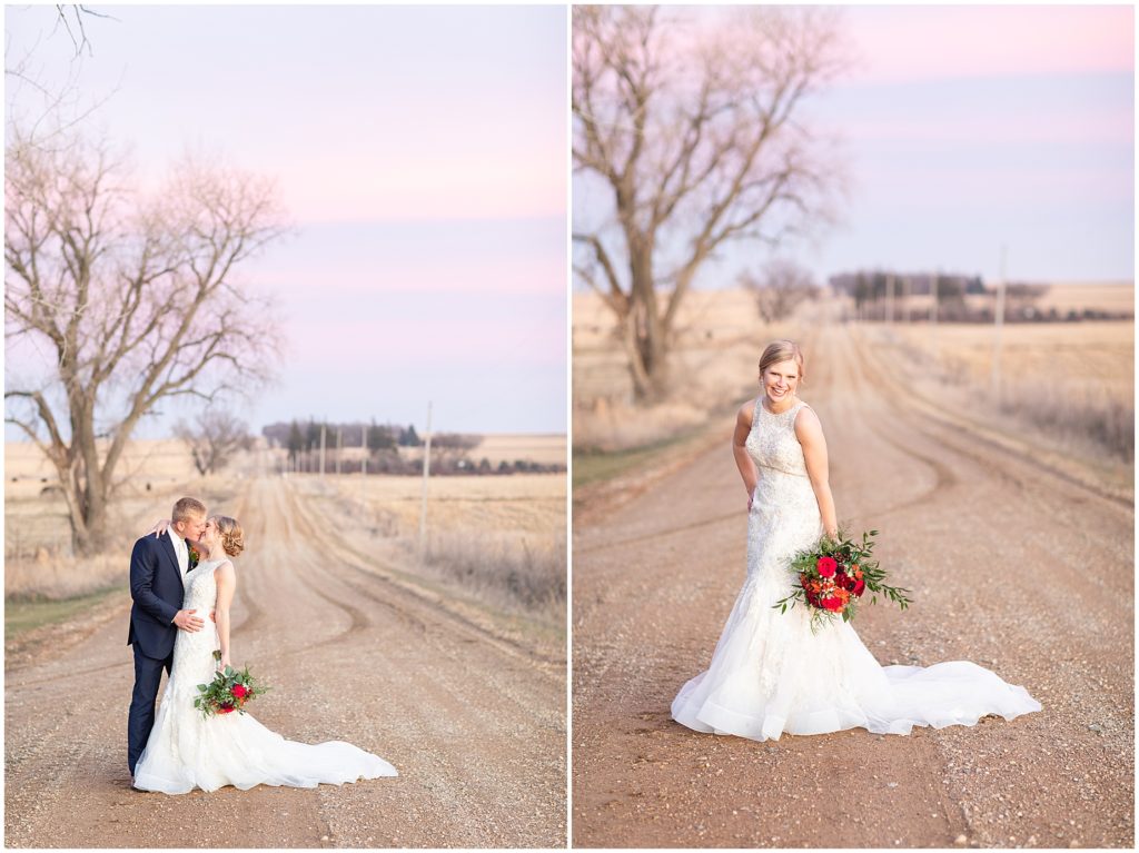 Bride and groom portraits shot by Jessica Brees, Sioux City Iowa engagement and wedding photographer
