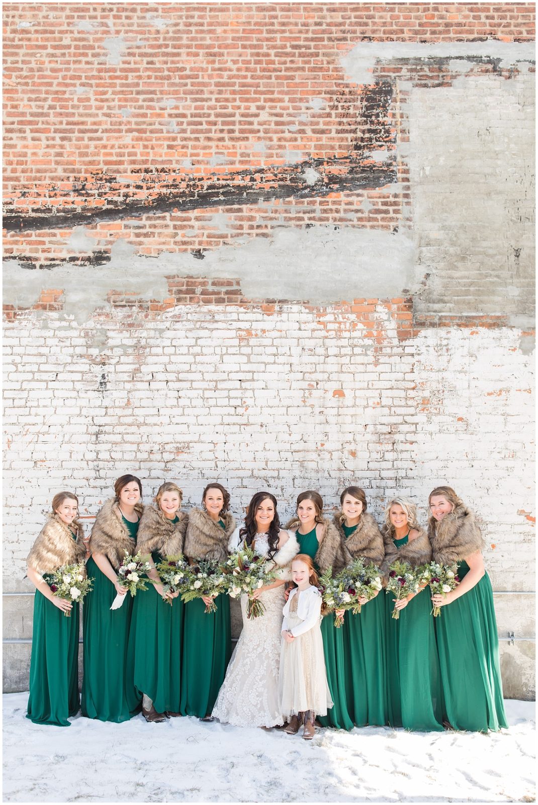 Bridal Party shot by Jessica Brees, photographer and videographer near Sioux City, Iowa