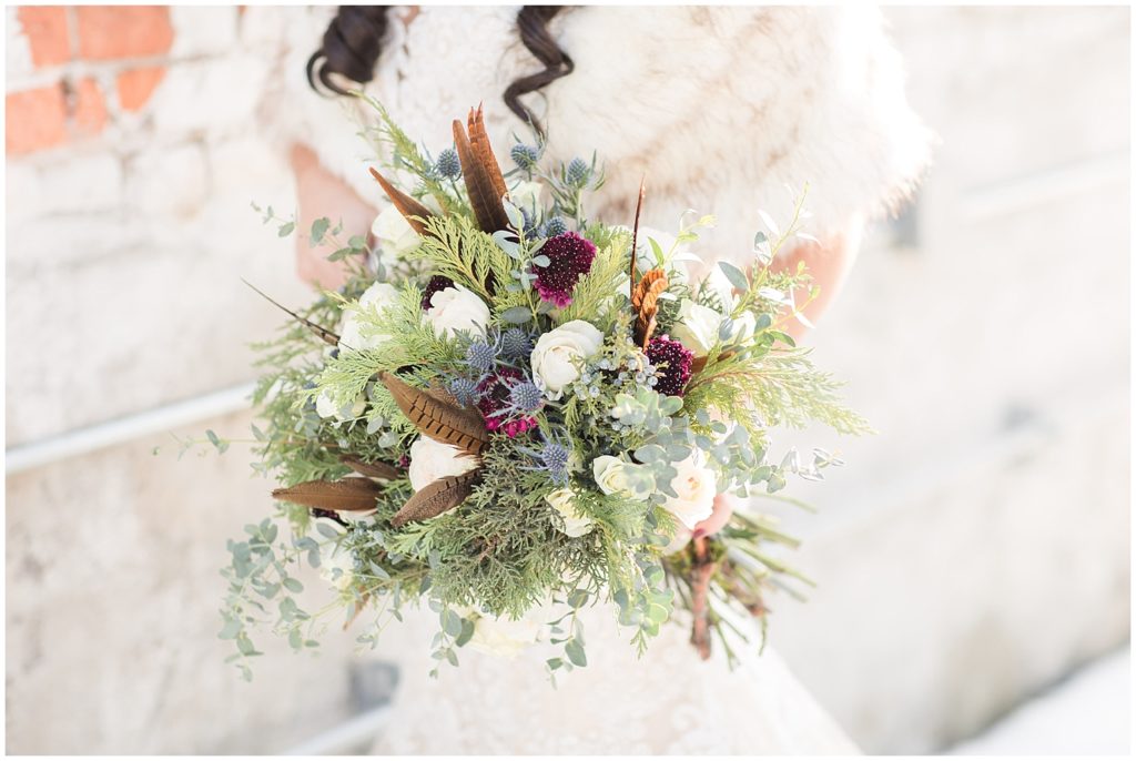 Wedding florals shot by Jessica Brees, photographer and videographer near Sioux City, Iowa