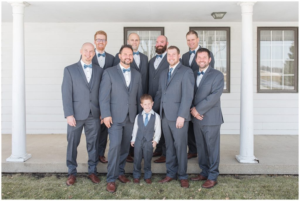 Bridal Party Portraits, shot by Jessica Brees, photographer and videographer near Sioux City, Iowa