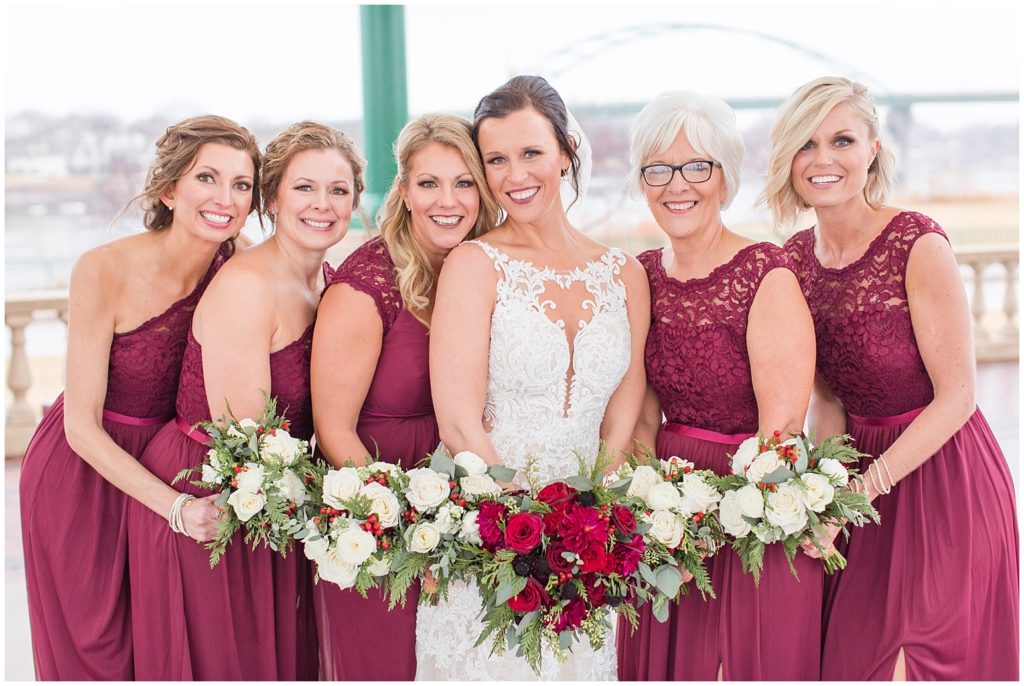 Bridal Party Portraits shot by Jessica Brees, photographer and videographer near Sioux City, Iowa