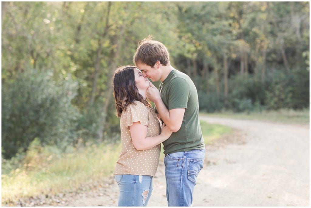 Storm Lake Engagement Photos shot by Jessica Brees Photography | Jessica is a photographer and videographer near Sioux City, Iowa
