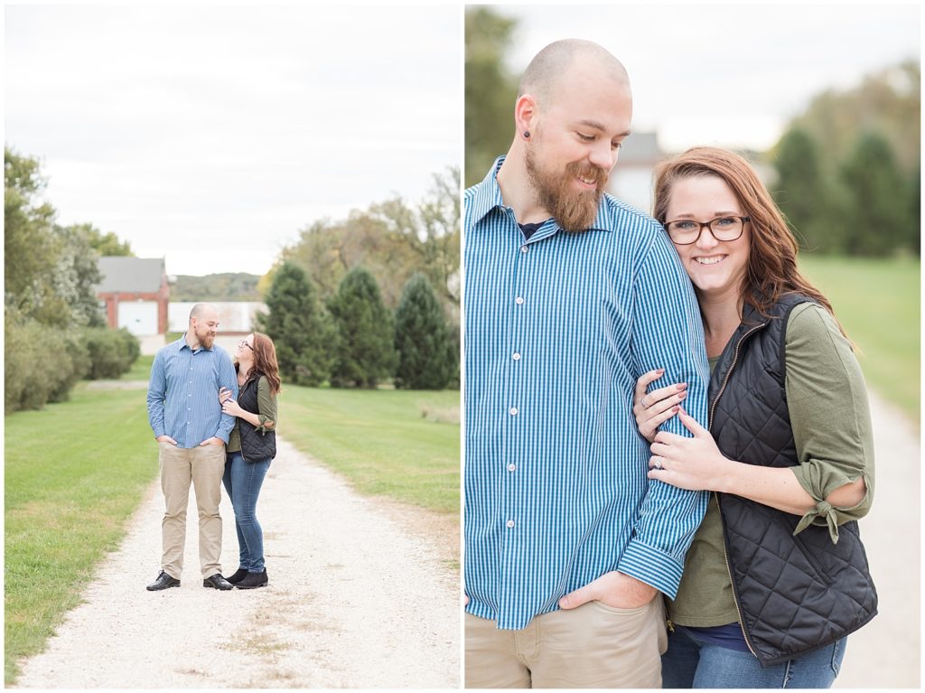 Cherokee Late Fall Engagement Photos shot by Jessica Brees, photographer and videographer near Sioux City, Iowa