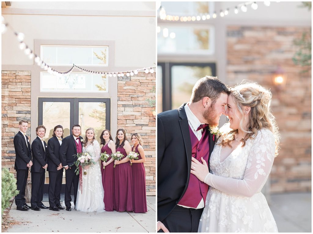 Bridal party portraits at Ken Caryl Vista shot by Jessica Brees, Littleton Wedding Photographer and Videographer
