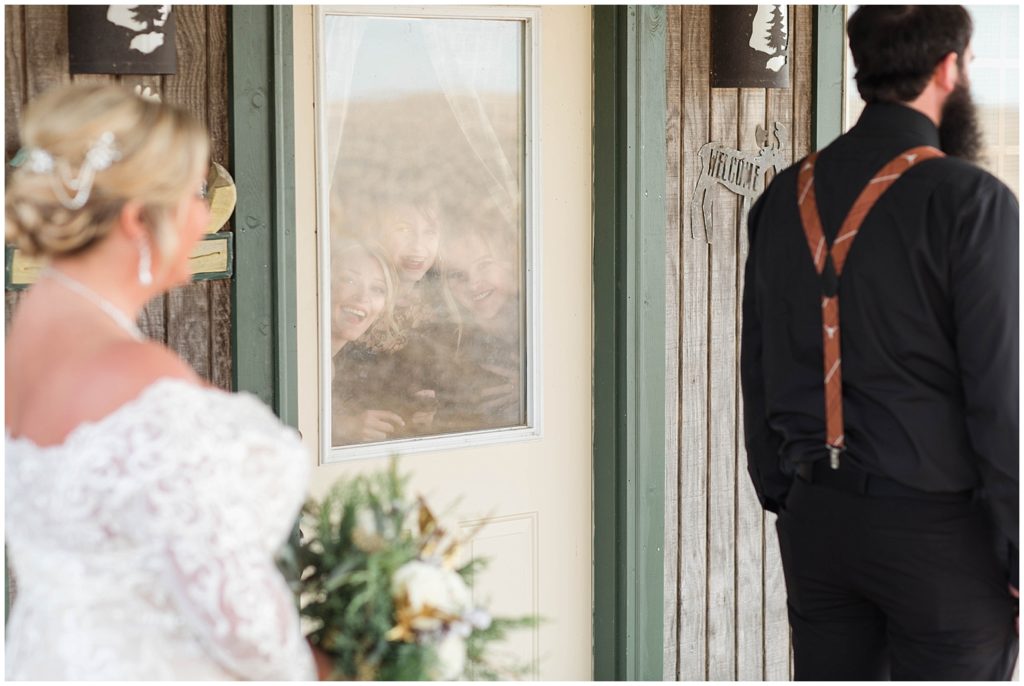 First Reveal | The Red Barn Wedding in Kingsley, Iowa shot by Jessica Brees Photo & Video
