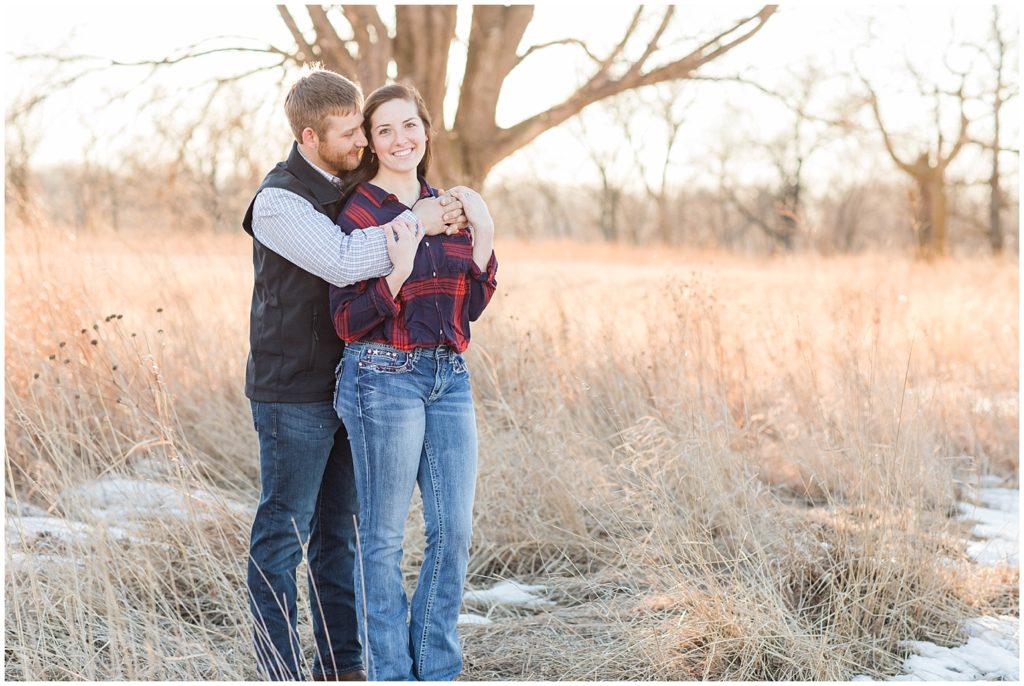 Ryan & Sami’s Adams Nature Reserve Engagement Photos shot by Jessica Brees, photographer and videographer near Sioux City, Iowa