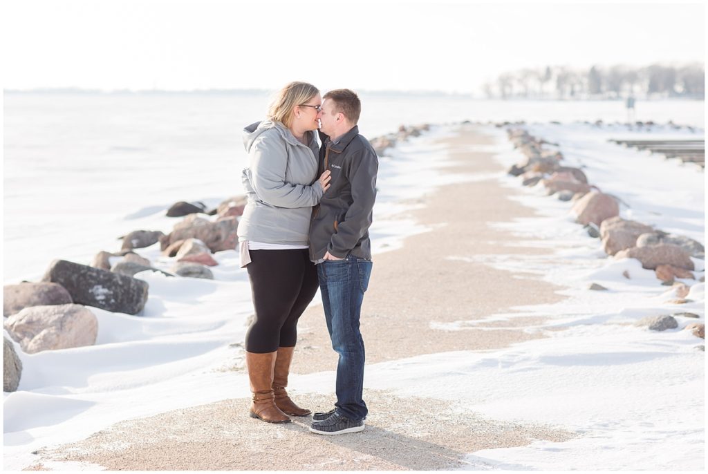 Ryan & Cassidy’’s Storm Lake Fareway Engagement Photos shot by Jessica Brees, photographer and videographer near Sioux City, Iowa