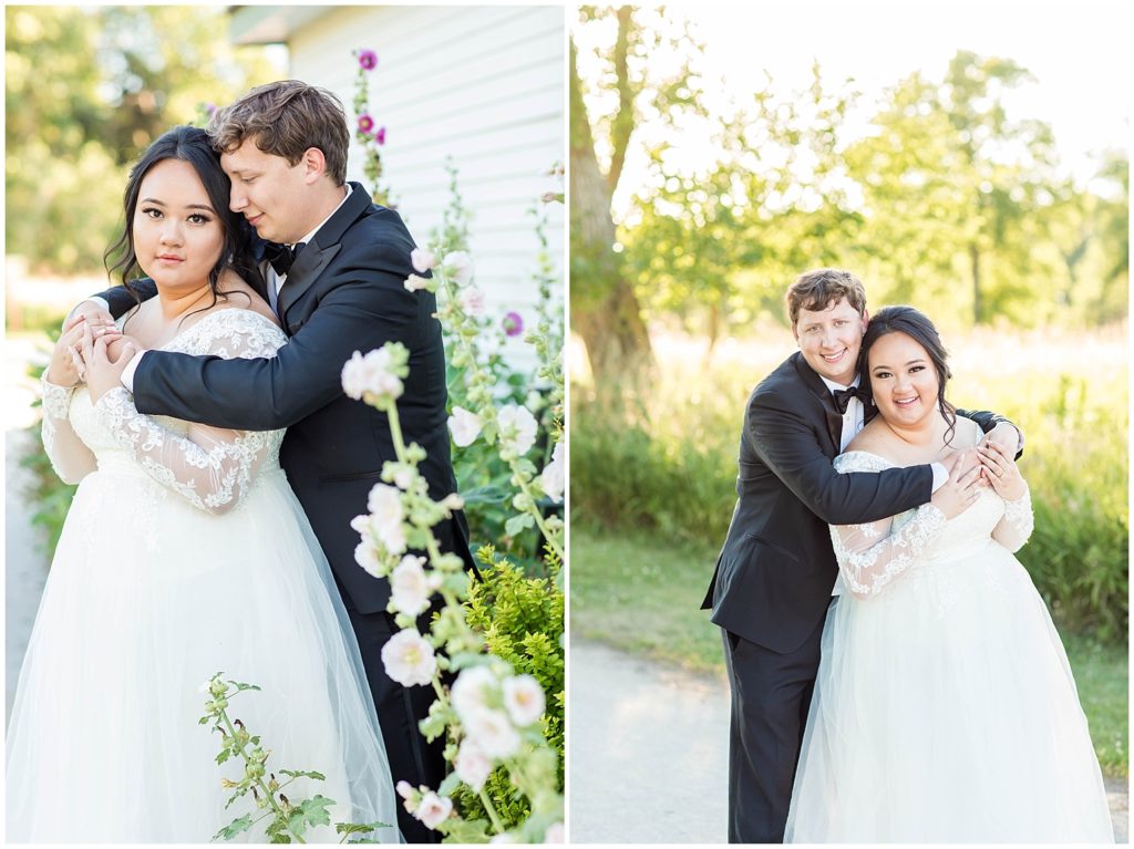 Bride and Groom Portraits | Koffie Knechtion Wedding in South Sioux City, Nebraska shot by Jessica Brees Photo & Video
