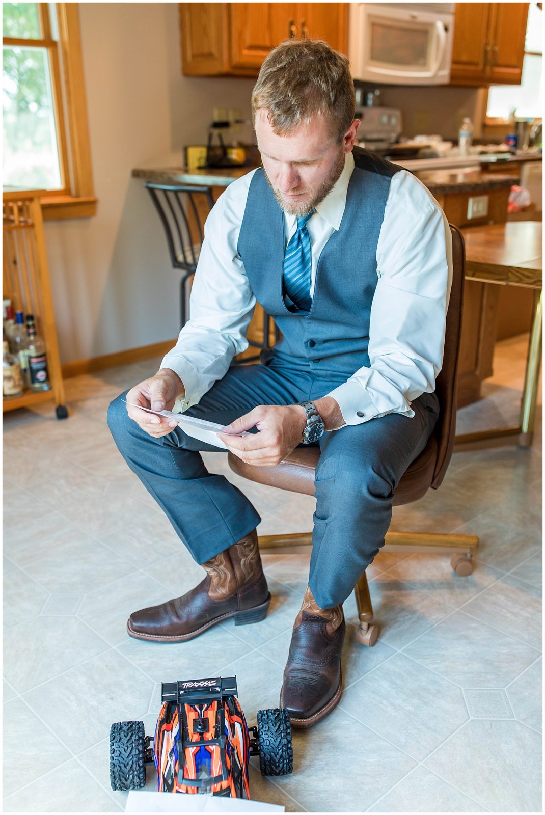 Groom Getting Ready | Avalon Ballroom Wedding in Remsen, IA shot by Jessica Brees Photo & Video
