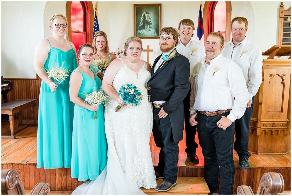 Bridal Party Portraits | Prairie Village Wedding in Madison, SD shot by Jessica Brees Photo & Video