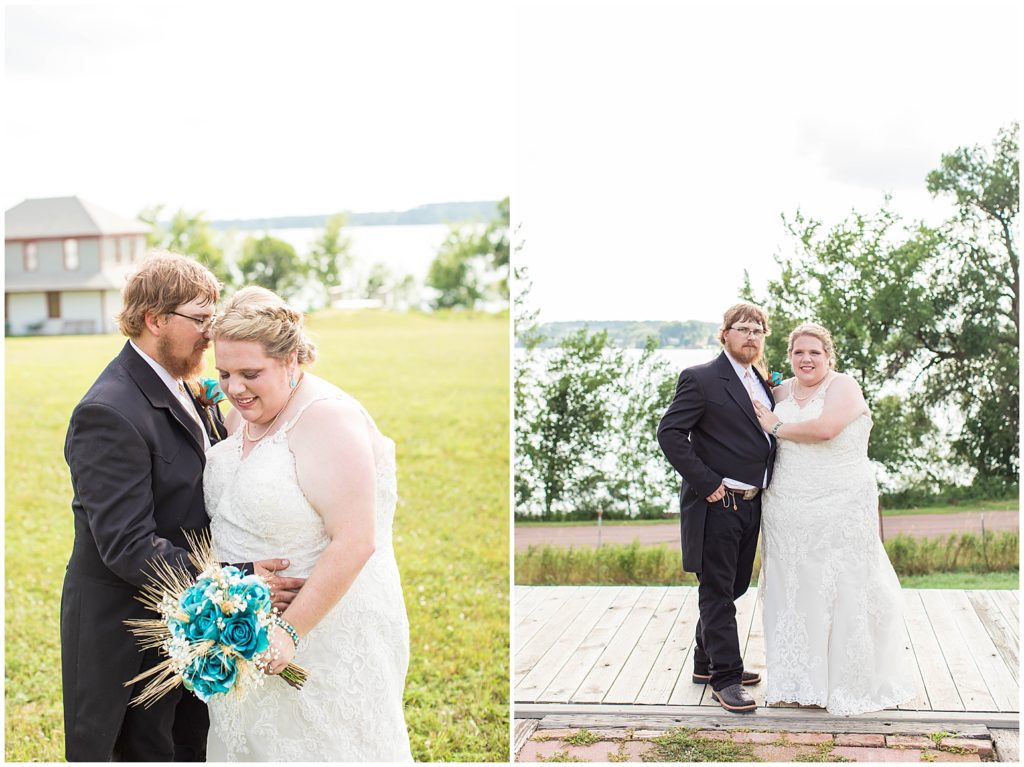 Bride and Groom Portraits | Prairie Village Wedding in Madison, SD shot by Jessica Brees Photo & Video
