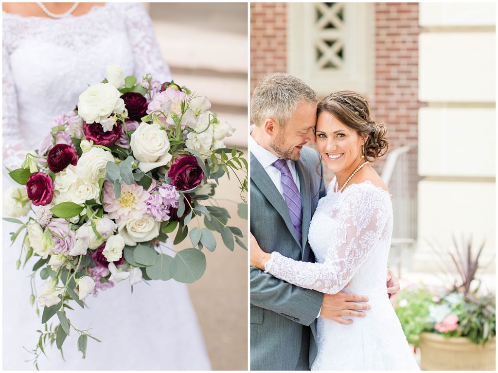 Bride and Groom Portraits | Wedding At Sioux City Country Club shot by Jessica Brees Photo & Video