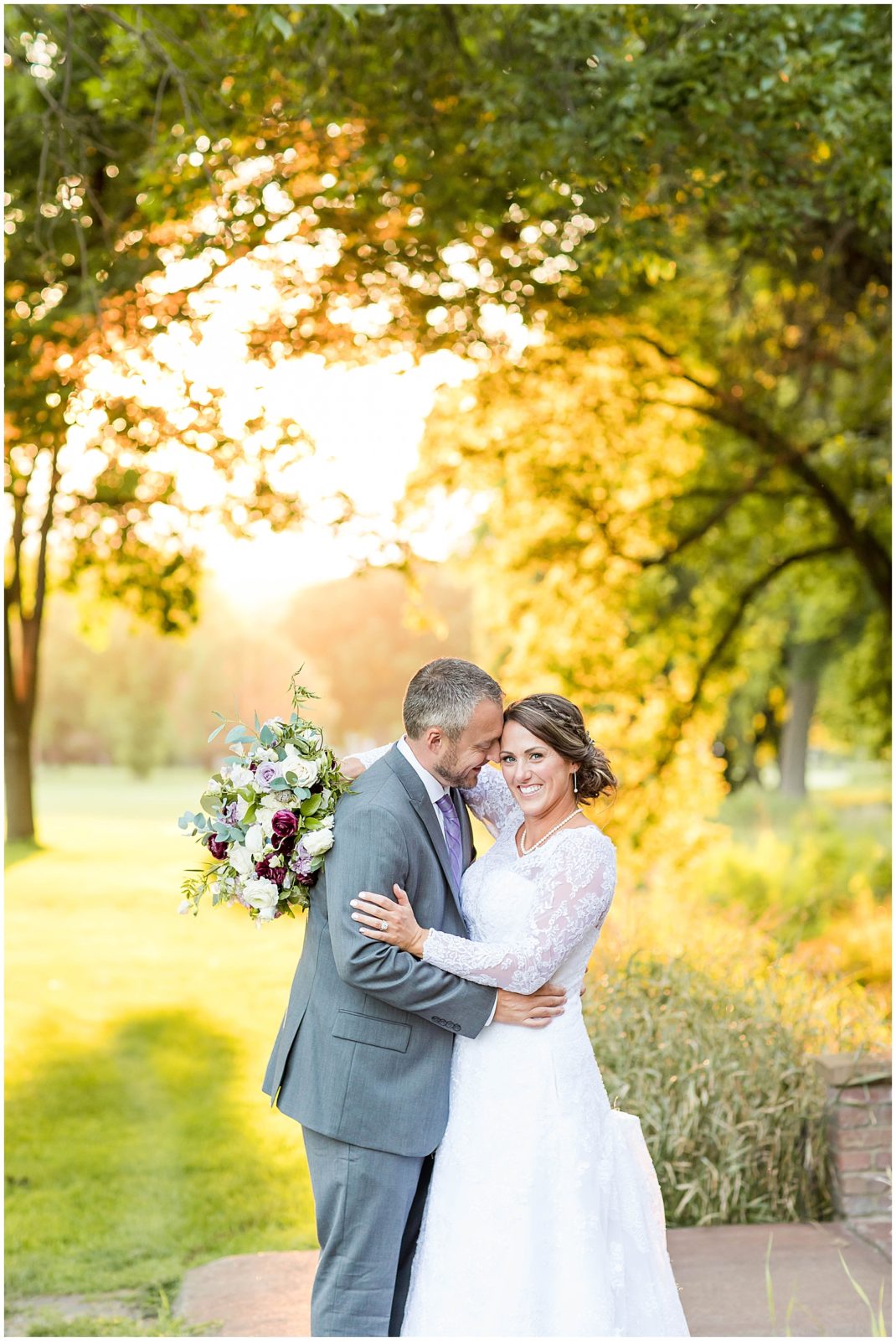Bride and Groom Portraits | Wedding At Sioux City Country Club shot by Jessica Brees Photo & Video