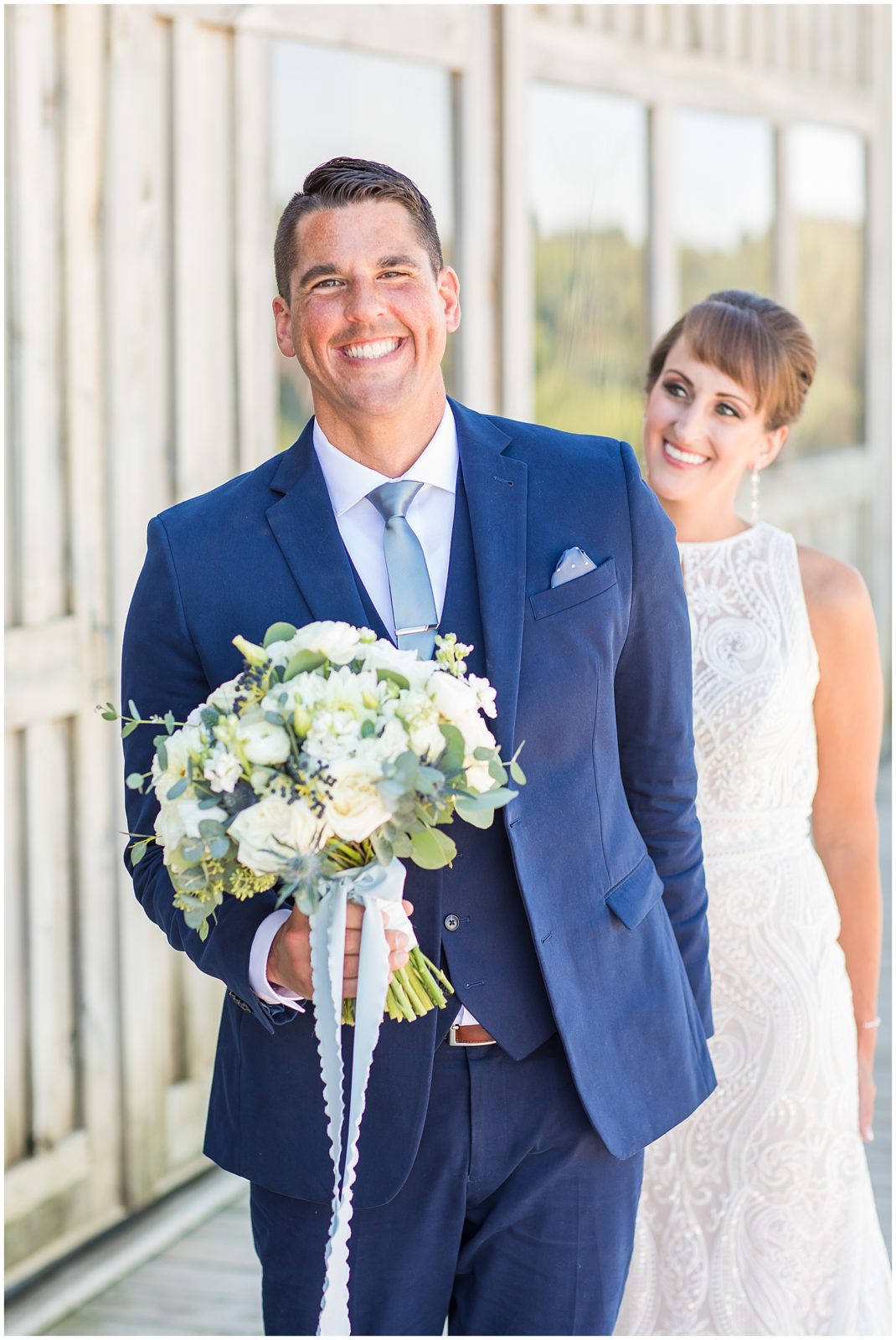 Bride and Groom Portraits | Tucker Hill Wedding in Hinton, Iowa shot by Jessica Brees Photo & Video