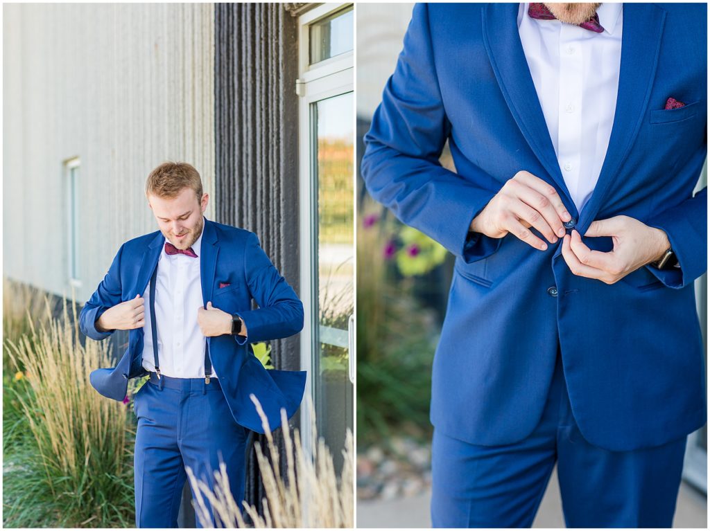 Groom Getting Ready | LeMars Wedding shot by Jessica Brees Photo & Video