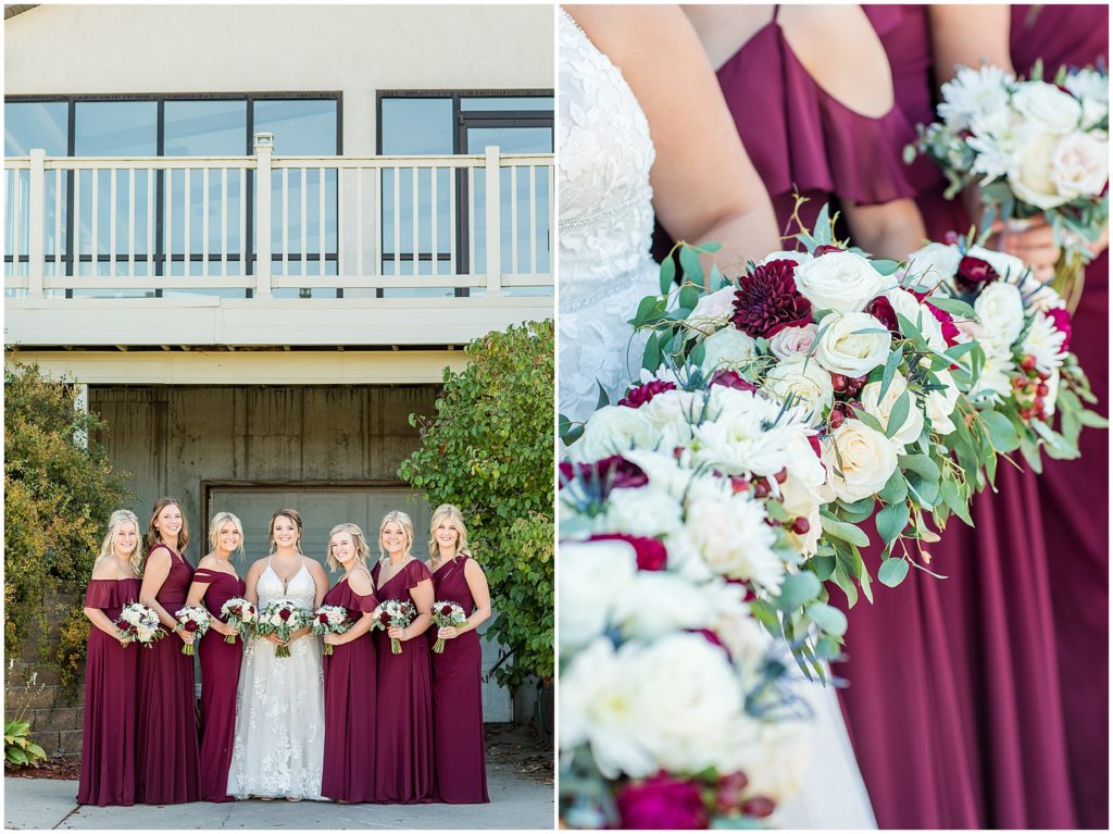 Bridal Party Portraits | LeMars Wedding shot by Jessica Brees Photo & Video