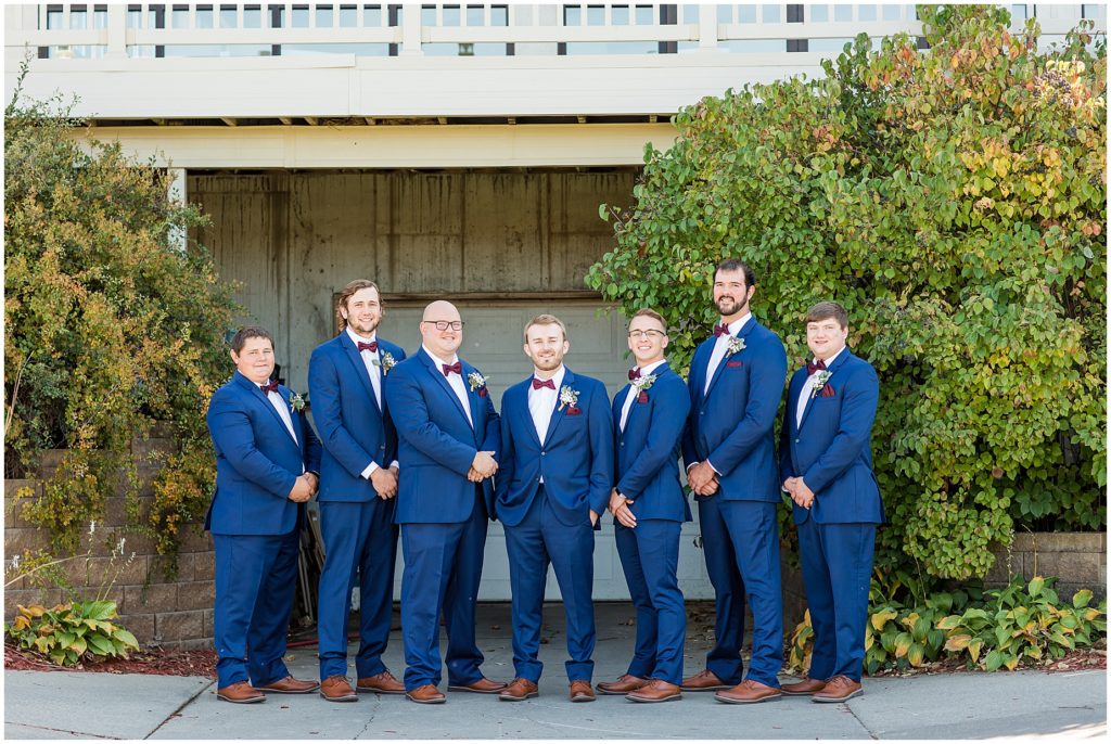 Bridal Party Portraits | LeMars Wedding shot by Jessica Brees Photo & Video