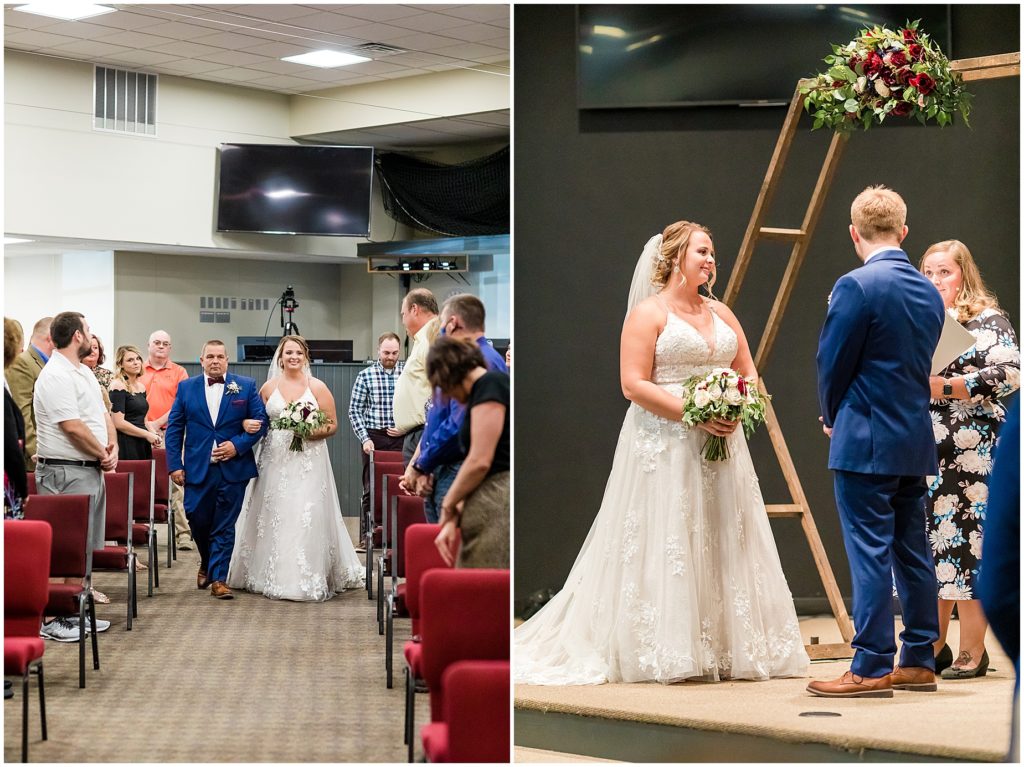 Ceremony Photos | LeMars Wedding shot by Jessica Brees Photo & Video