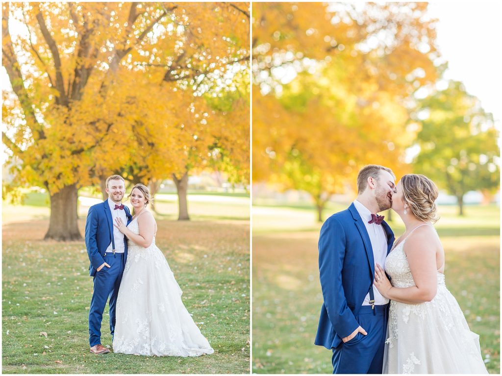 Bride and Groom Portraits | LeMars Wedding shot by Jessica Brees Photo & Video