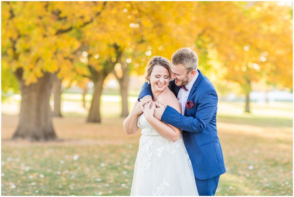Bride and Groom Portraits | LeMars Wedding shot by Jessica Brees Photo & Video