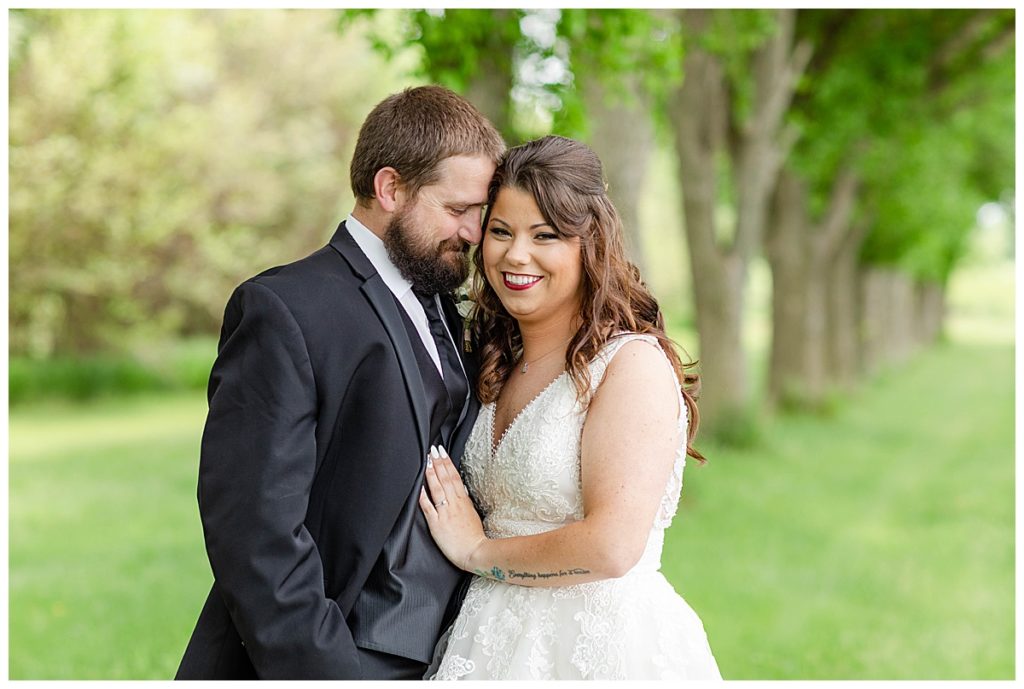 Bride And Groom Portraits | Des Moines Wedding shot by Jessica Brees Photo & Video