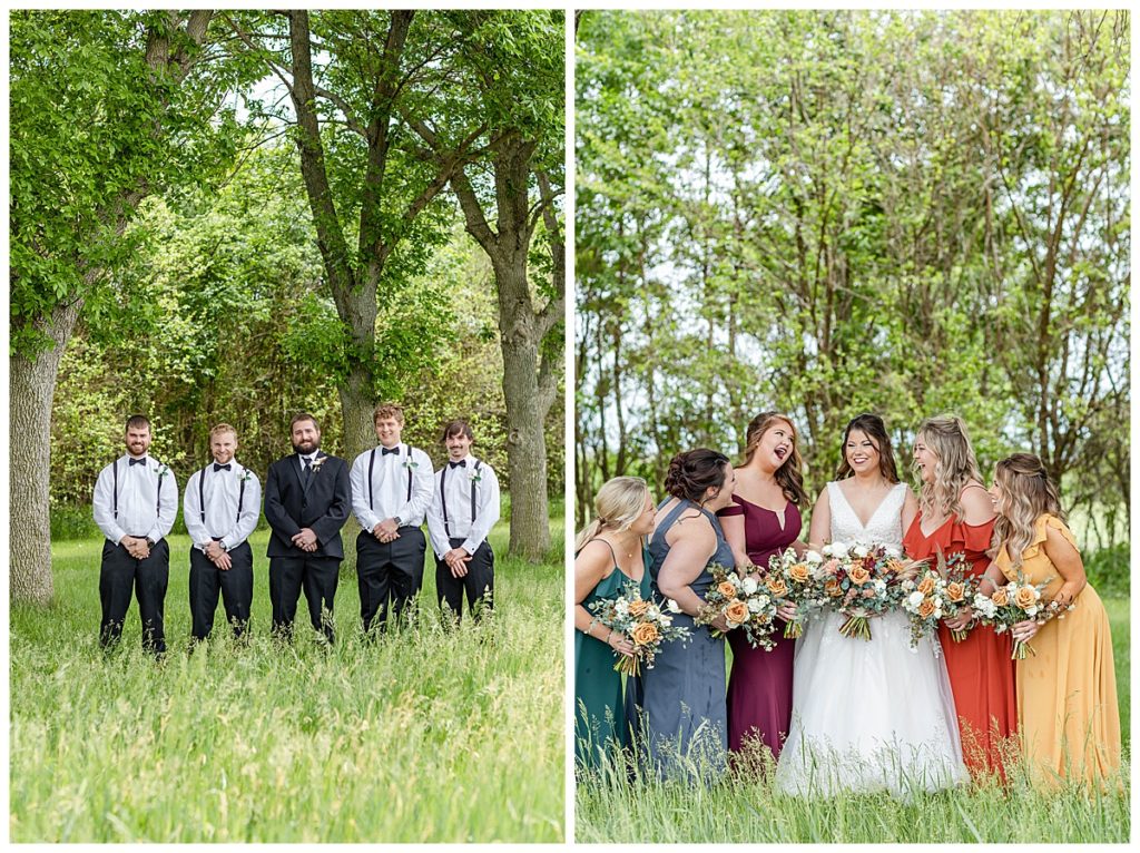 Bridal Party Portraits | Des Moines Wedding shot by Jessica Brees Photo & Video