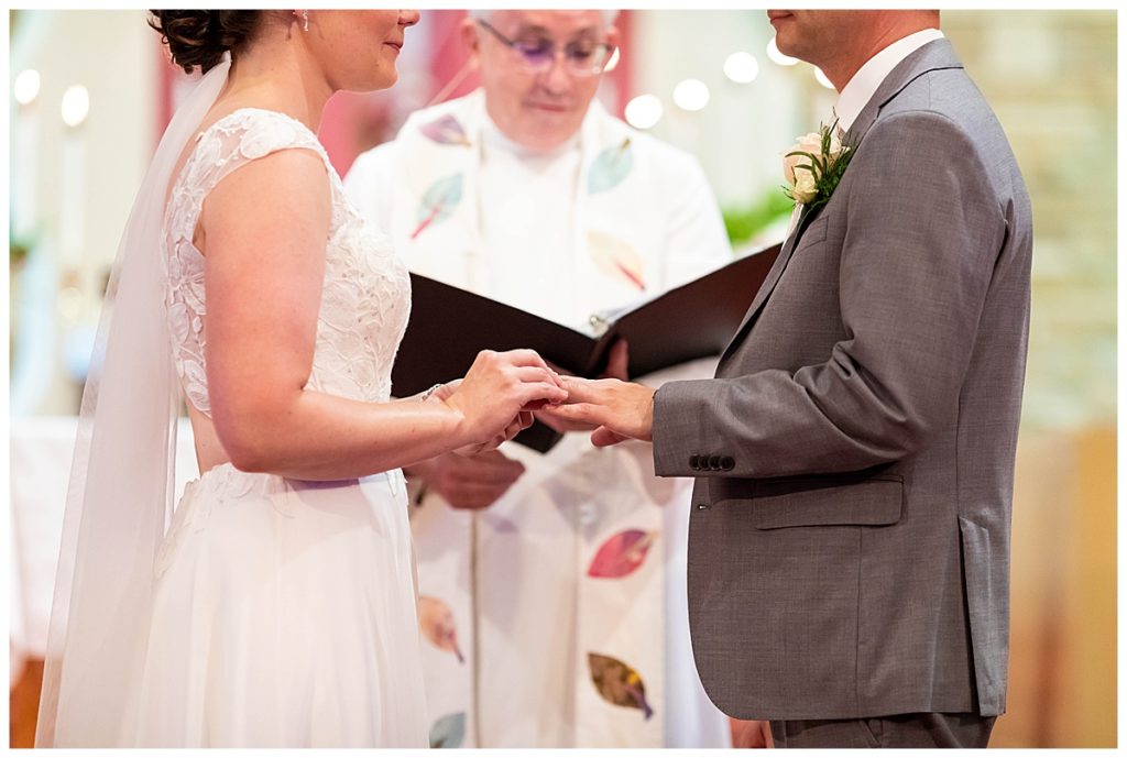 Wedding Ceremony Candids | Fort Dodge Wedding shot by Jessica Brees Photo & Video
