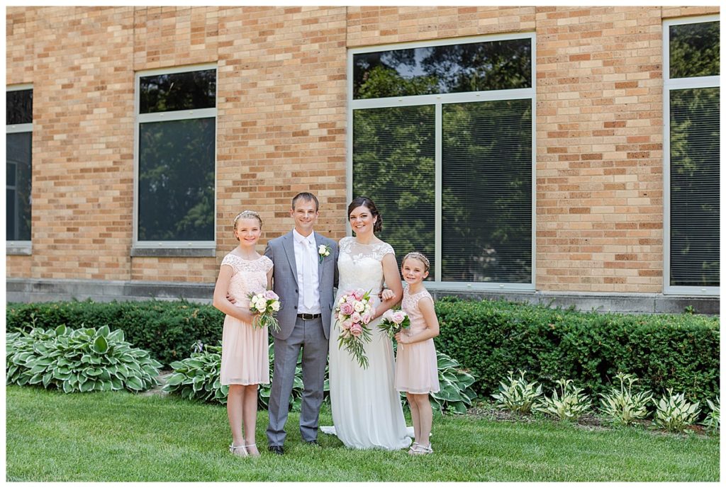 Bride and Groom Portraits | Fort Dodge Wedding shot by Jessica Brees Photo & Video