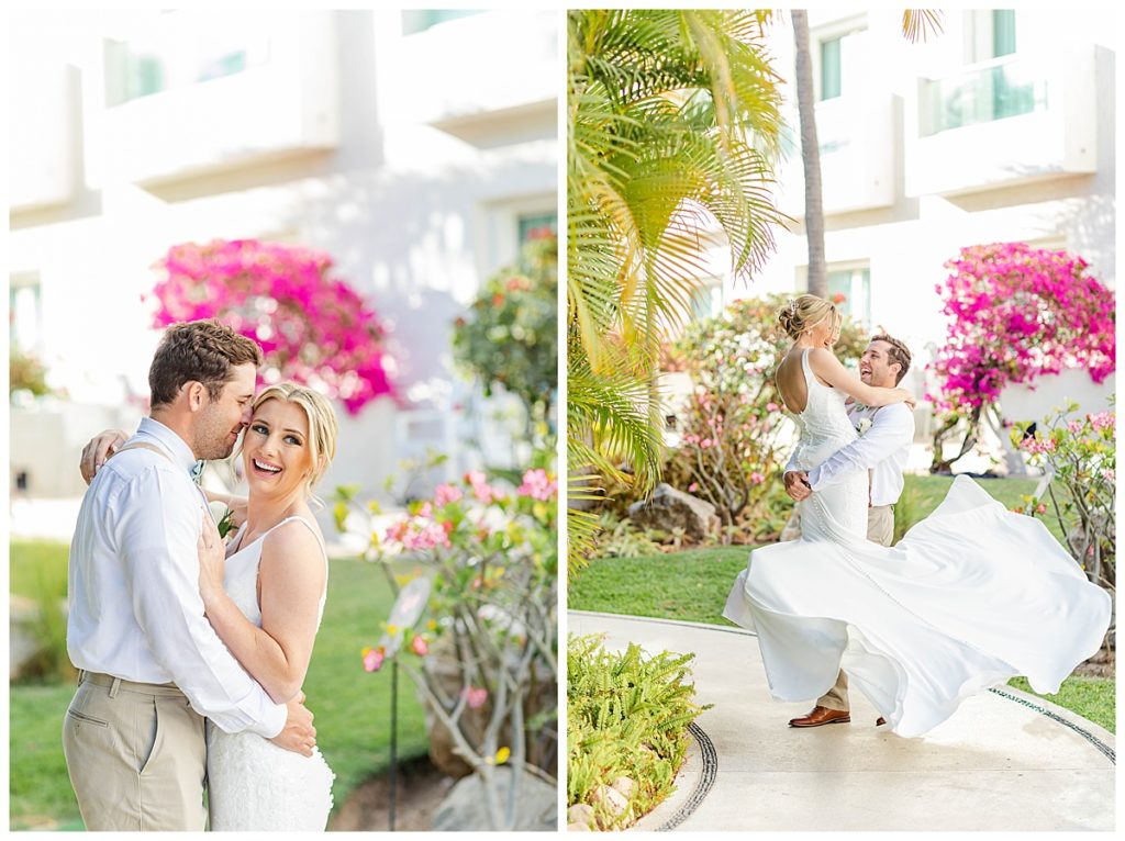 Destination Wedding Bride and Groom Portraits | Beach Wedding | Puerto Vallarta Wedding shot by Jessica Brees Photography