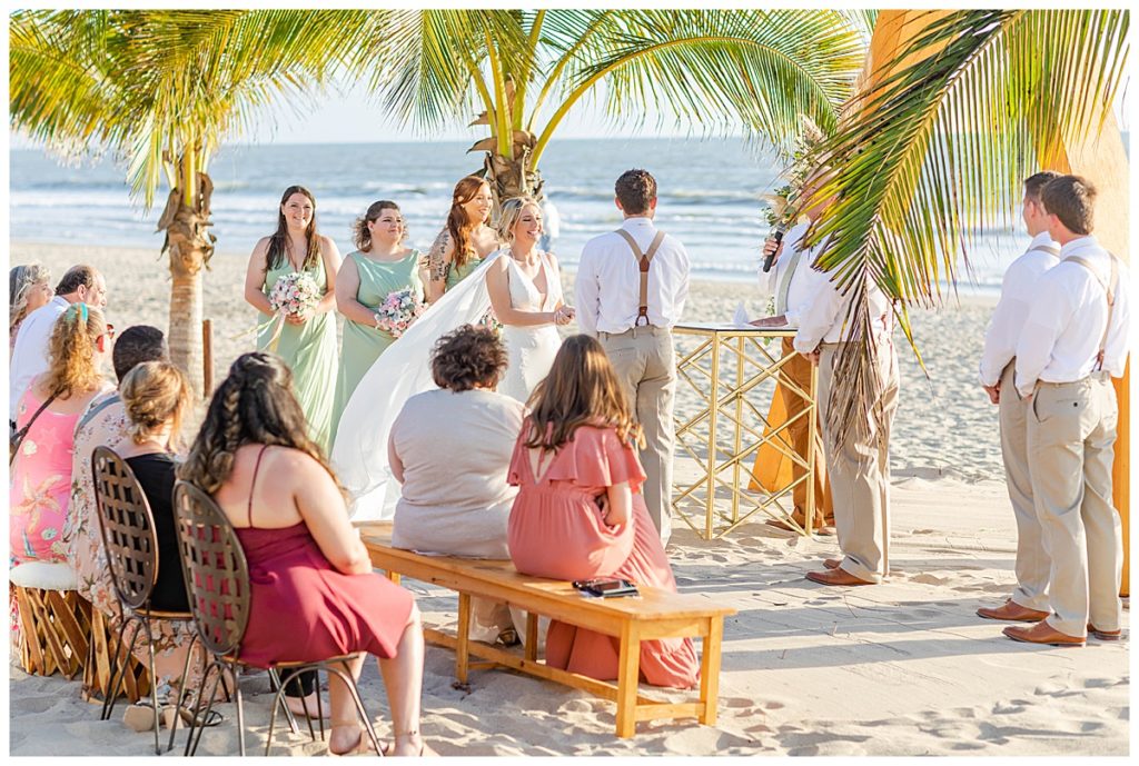 Hard Rock Vallarta Beach Wedding Ceremony | Beach Wedding | Puerto Vallarta Wedding shot by Jessica Brees Photography
