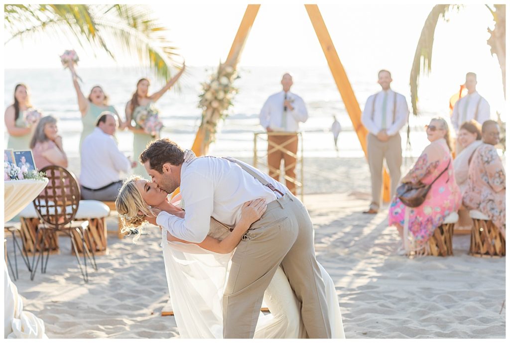 Hard Rock Vallarta Beach Wedding Ceremony | Beach Wedding | Puerto Vallarta Wedding shot by Jessica Brees Photography