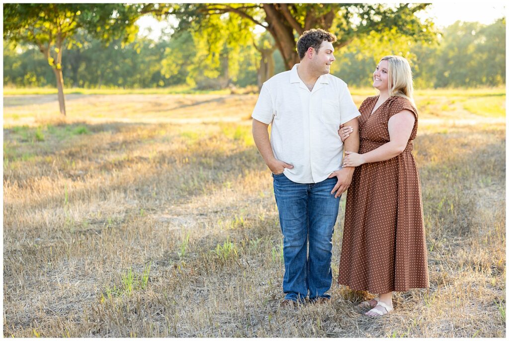 Sioux City Engagement Photos at Adams Nature Preserve with Dog