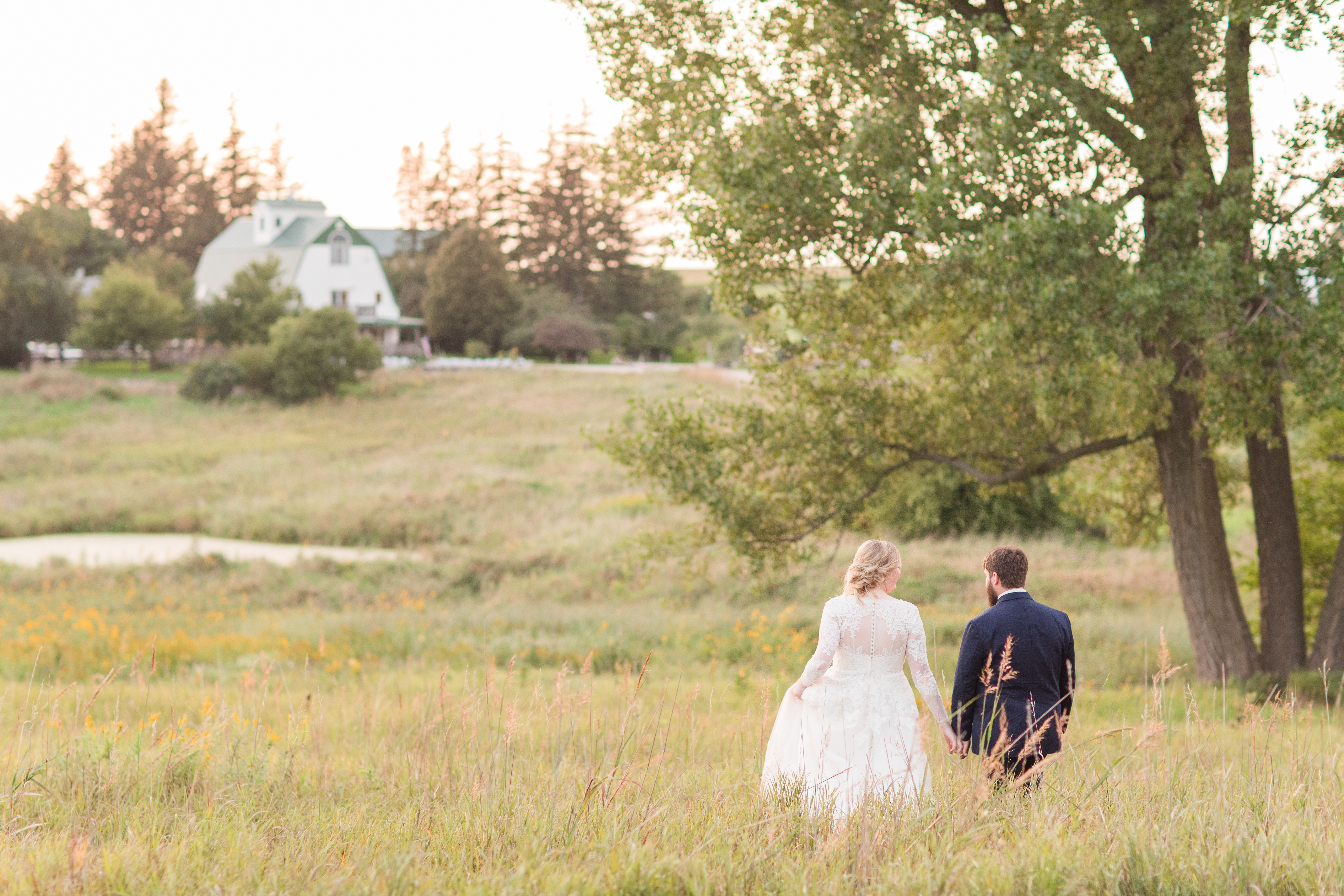 Bride and Groom Portrait | Wedding in Cherokee, Iowa shot by Jessica Brees Photography