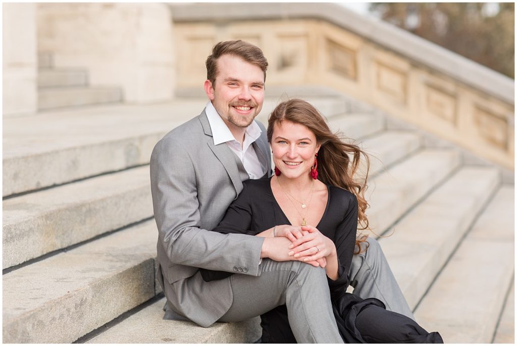 State Capital Engagement Des Moines Iowa shot by Jessica Brees Photography & Videography